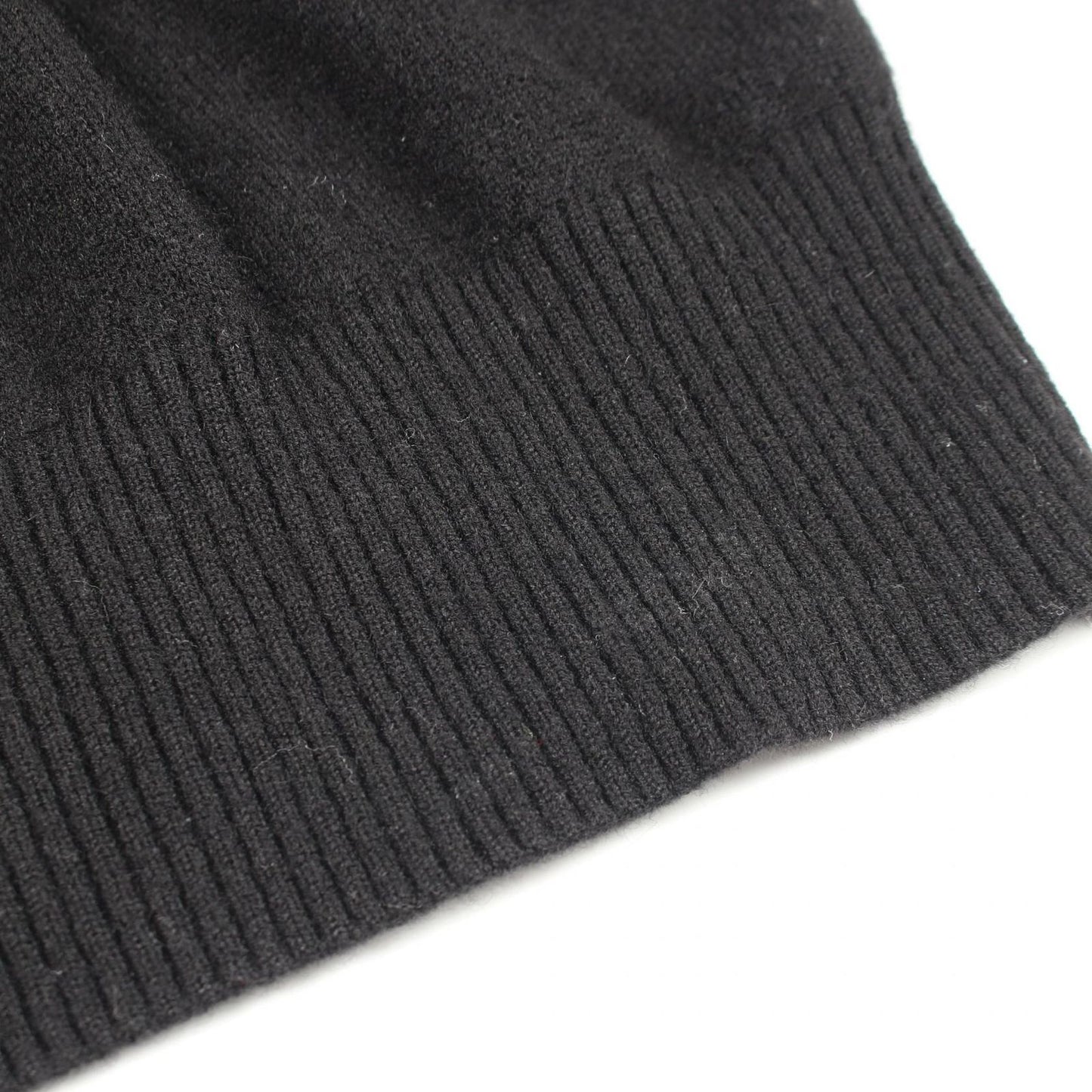 Dior Knit Kenny Scharf CD Logo Embroidery Black Cashmere Sweater — view 5