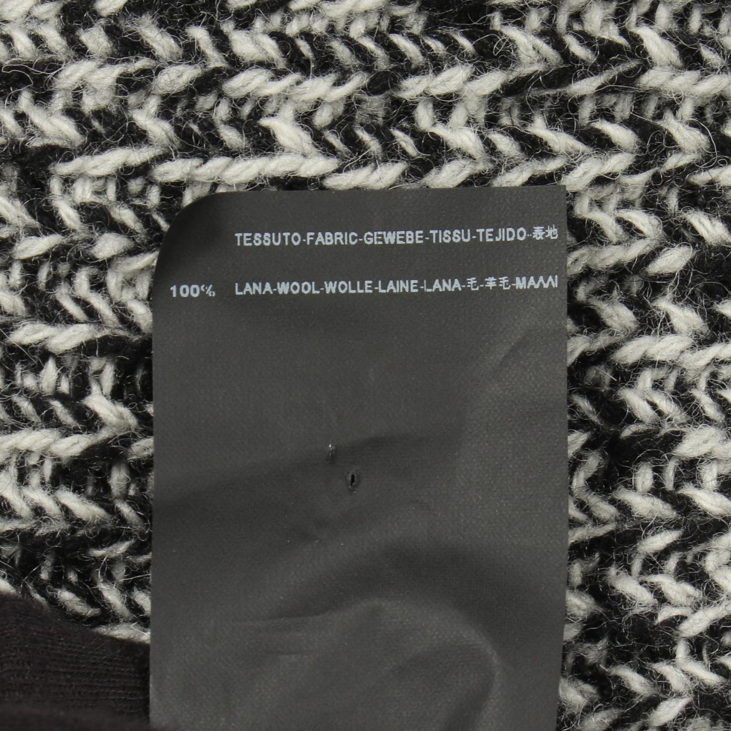 Saint Laurent Paris Knit Rib Wool Sweater — view 4