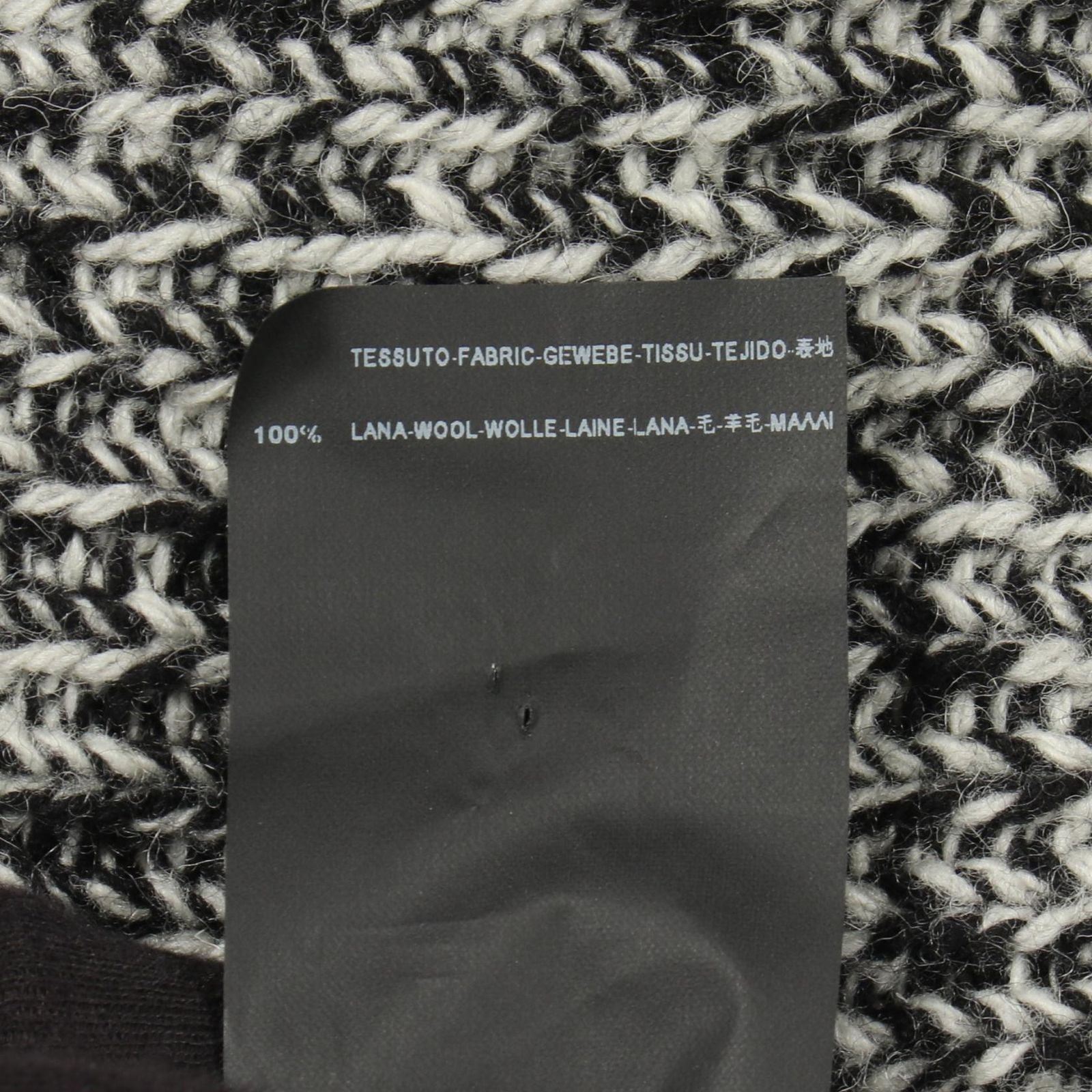 Saint Laurent Paris Knit Rib Wool Sweater — view 4