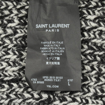 Saint Laurent Paris Knit Rib Wool Sweater — view 5