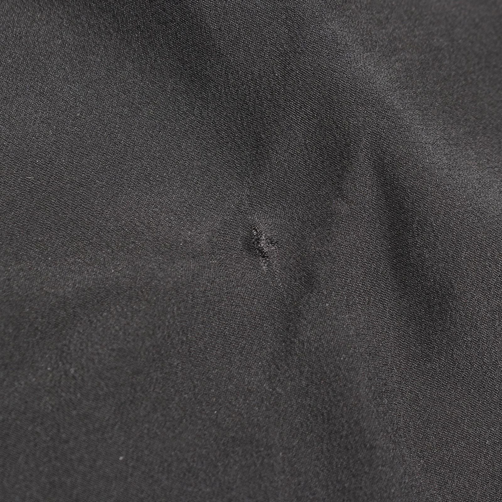 Saint Laurent Paris Blouse Tassel Neck Black Silk — view 6