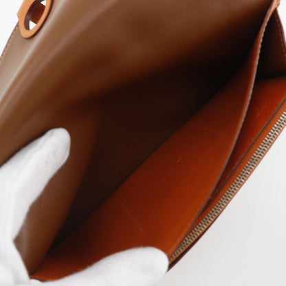 Hermes Dogon GM Bicolor Togo Brown Wallet — view 6