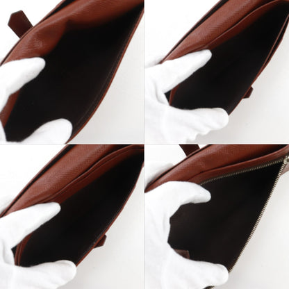 Hermes Bearn Souffle Bicolor Veau Epsom Brown Silver M Wallet — view 7