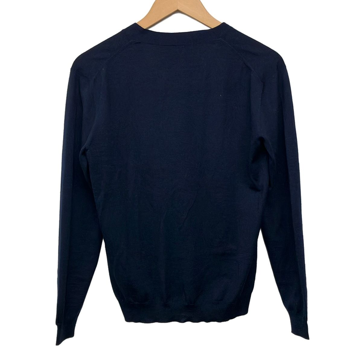 Gucci Cardigan XS Dark Navy White Long Sleeve Knit Horsebit — view 2