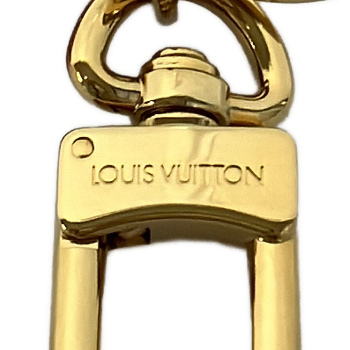 Louis Vuitton Key Holder Porte Cles Charm Vivienne Gold Red Multi — view 3