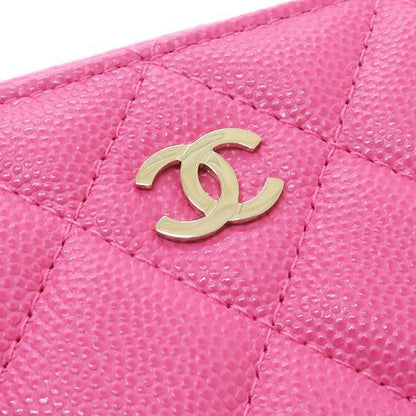 Chanel Quilted Caviar Coin Card Case — view 6