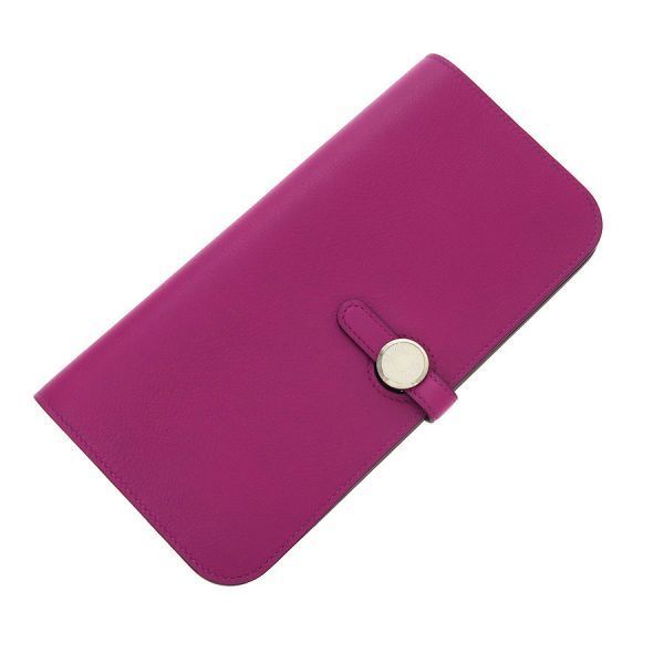Hermes Dogon Wallet Pink