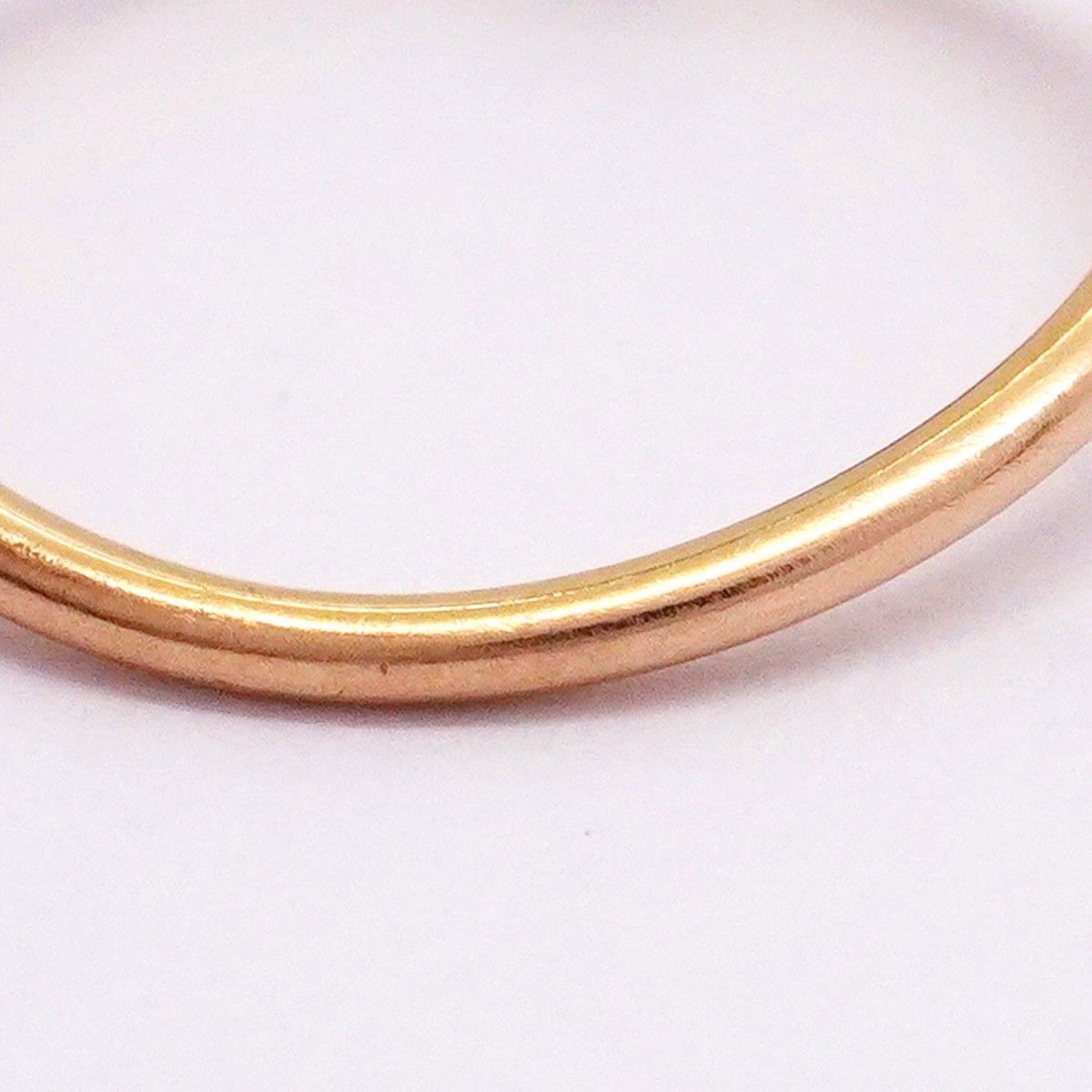 Tiffany & Co Ring Wave Single Row 18k Pink Gold Diamond — view 8