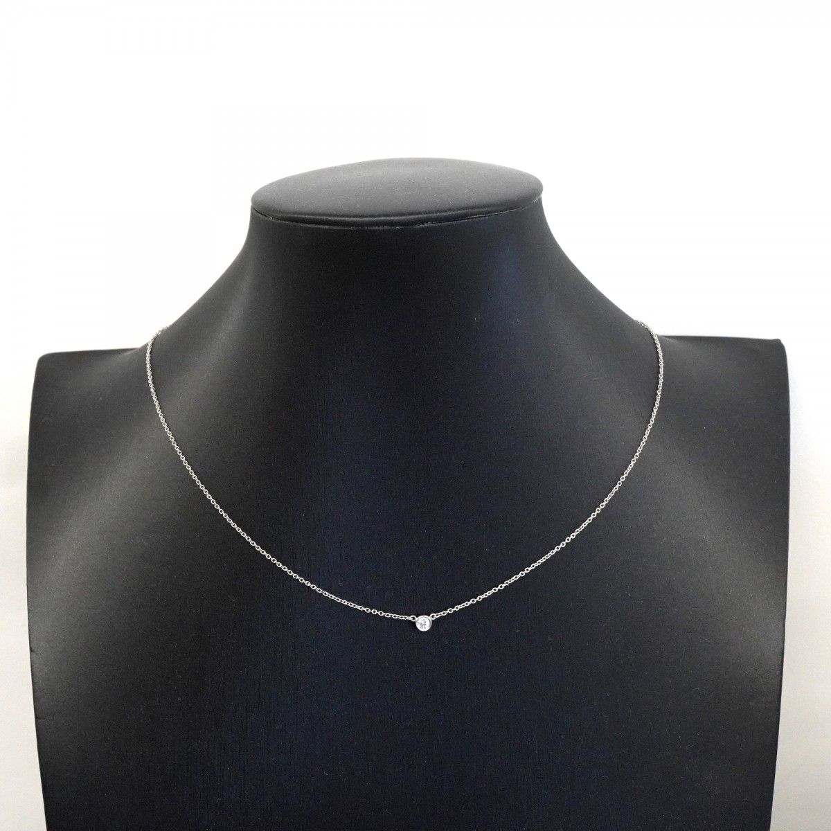 Tiffany & Co Necklace by the Yard Platinum Diamond — view 7