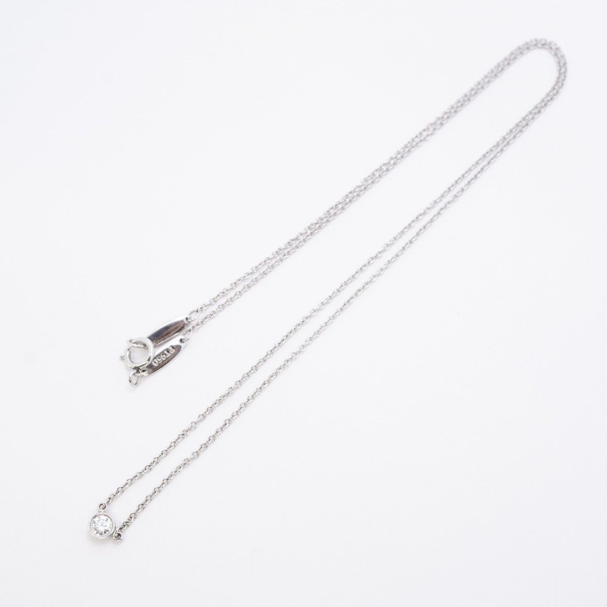 Tiffany & Co Necklace by the Yard Platinum Diamond — view 3