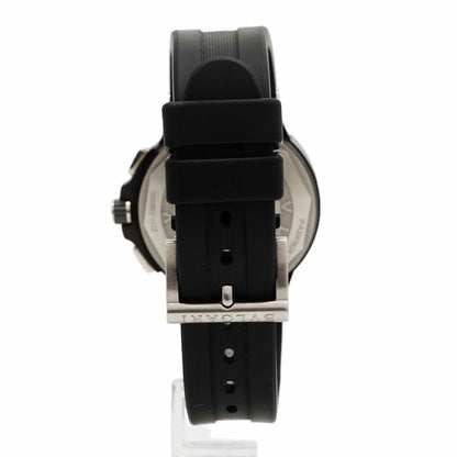 Bvlgari Bulgari Diagono Ultra Nero Chronograph Black Dial Watch — view 7