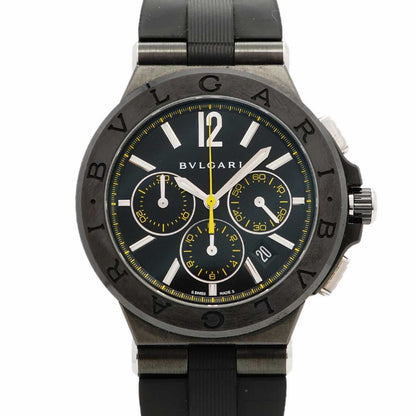 Bvlgari Bulgari Diagono Ultra Nero Chronograph Black Dial Watch