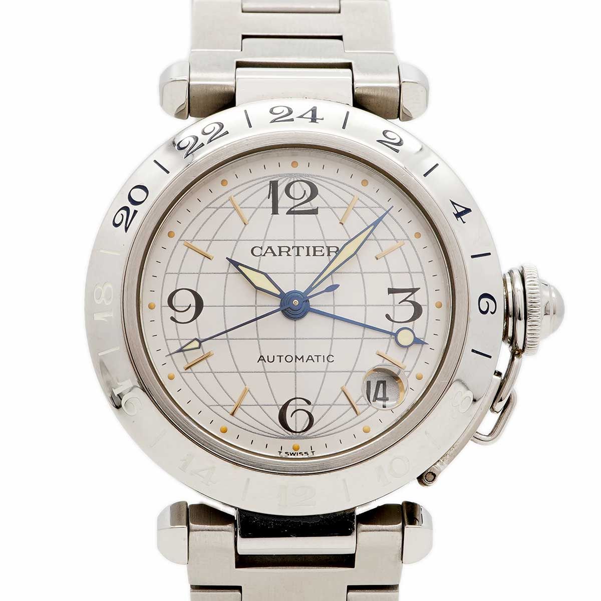 Cartier Pasha C Meridian Silver Dial Watch Boys