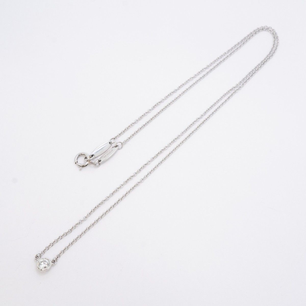 Tiffany & Co Necklace by the Yard Platinum Diamond — view 3
