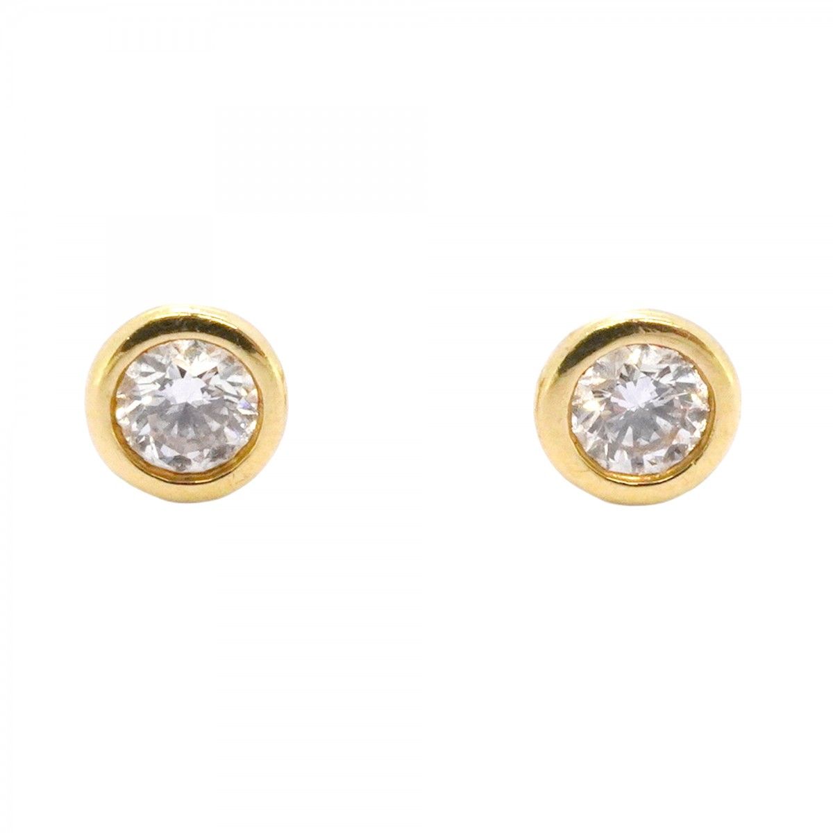 Tiffany & Co Earrings by the Yard 18k Yellow Gold Diamond