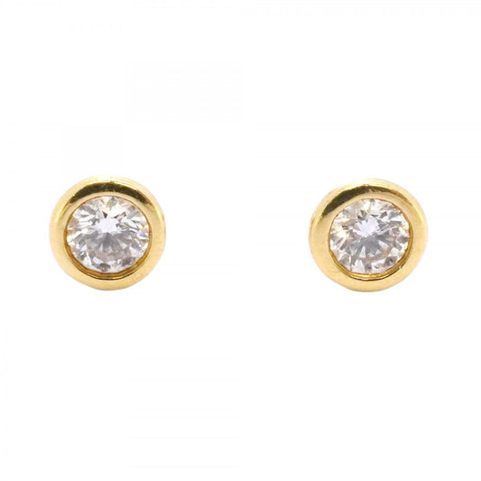 Tiffany & Co Earrings by the Yard 18k Yellow Gold Diamond