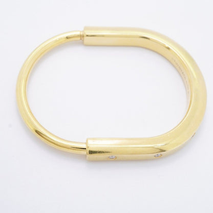 Tiffany & Co Bangle Lock 18k Yellow Gold Diamond Bracelet — view 3
