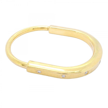 Tiffany & Co Bangle Lock 18k Yellow Gold Diamond Bracelet