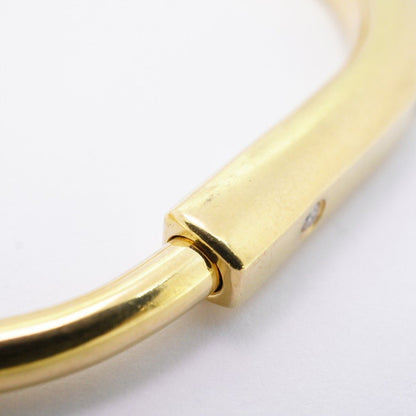 Tiffany & Co Bangle Lock 18k Yellow Gold Diamond Bracelet — view 8