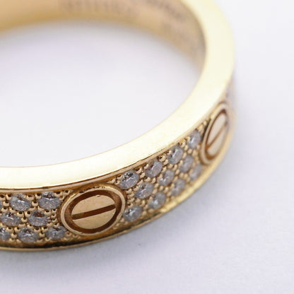 Cartier Ring Mini Love Full Pave 18k Yellow Gold Diamond — view 7