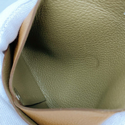 Hermes Coin Case Bastia Verso Evercolor Gold Beige Dwymar Silver — view 7