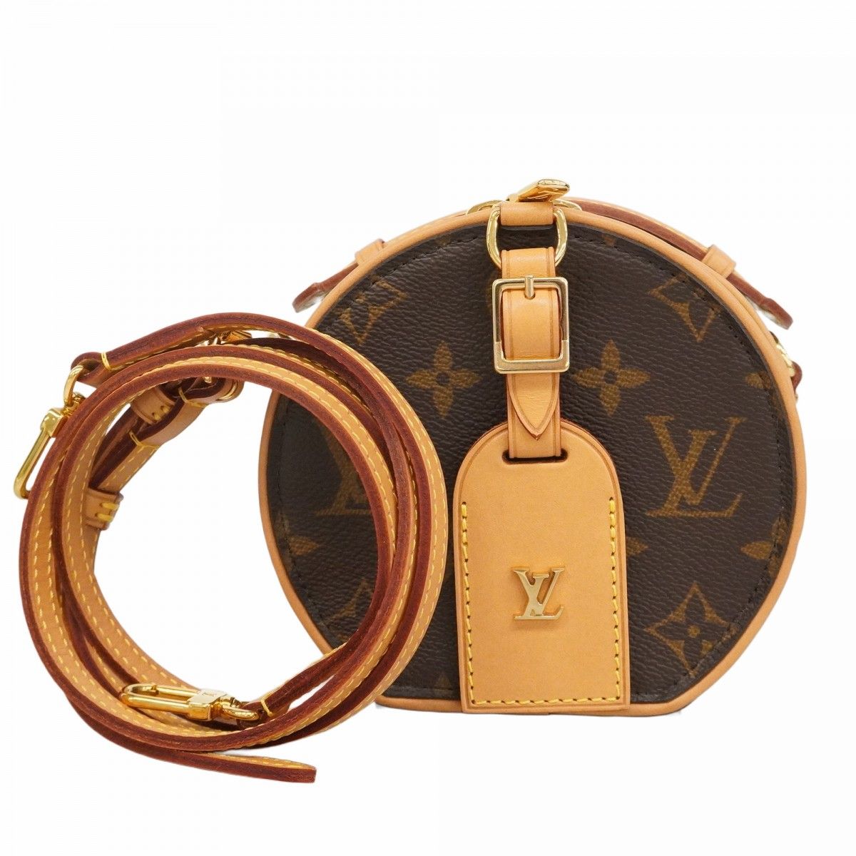Louis Vuitton Shoulder Bag Monogram Mini Boite Chapeau Brown