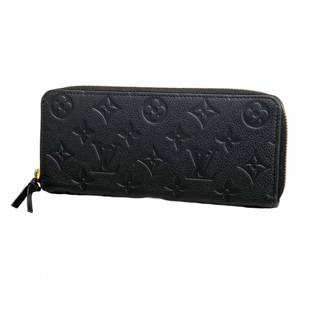 Louis Vuitton Wallet Monogram Empreinte Portefeuille Clemence Noir