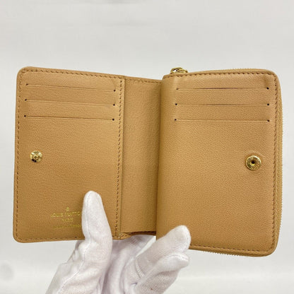 Louis Vuitton Wallet Monogram Embossed Portefeuille Lou Camel — view 3