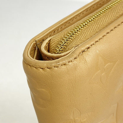 Louis Vuitton Wallet Monogram Embossed Portefeuille Lou Camel — view 6