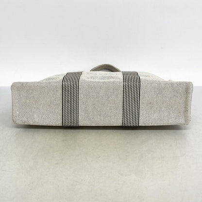Hermes Tote New Fourre Tout Canvas Gray Silver — view 3