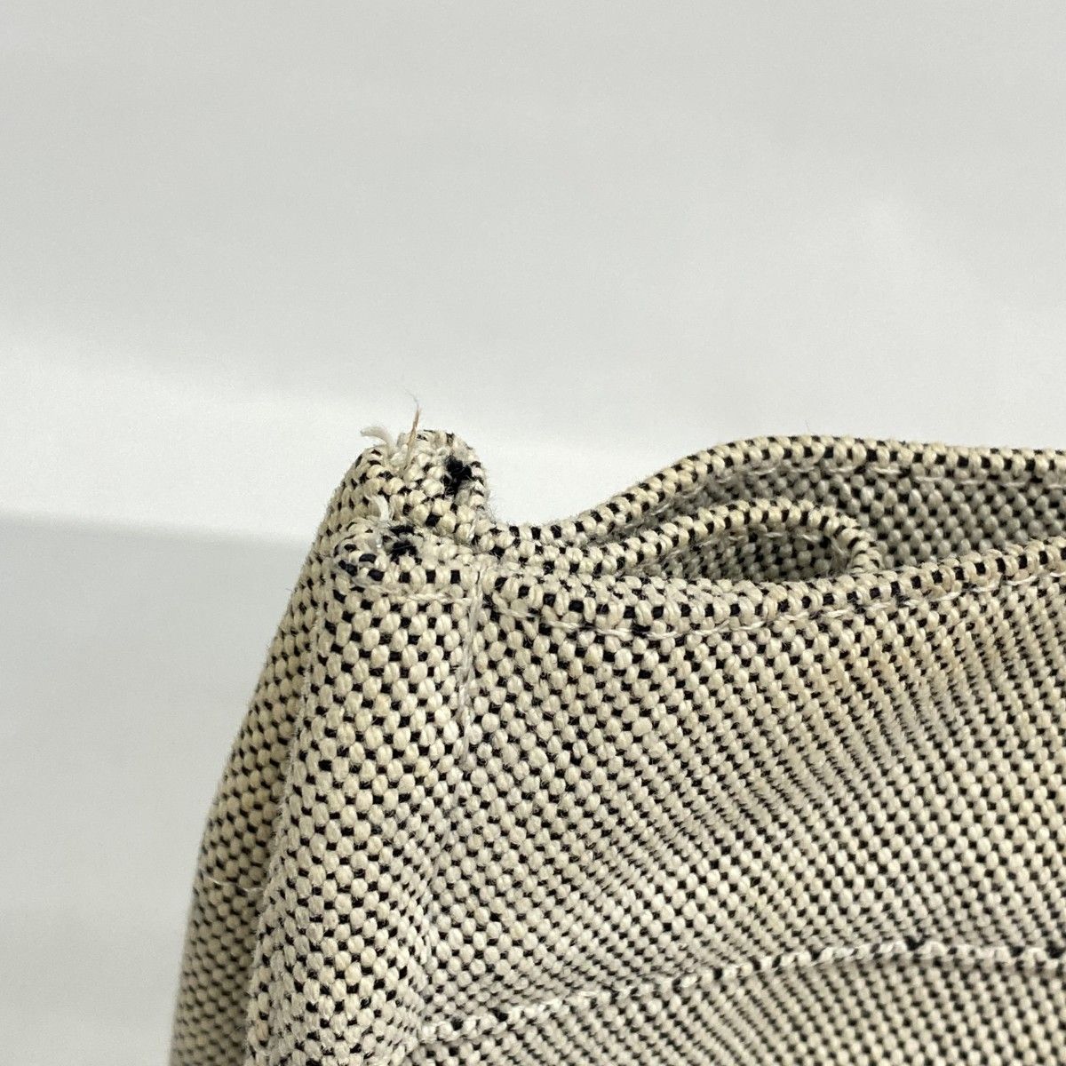 Hermes Tote New Fourre Tout Canvas Gray Silver — view 6