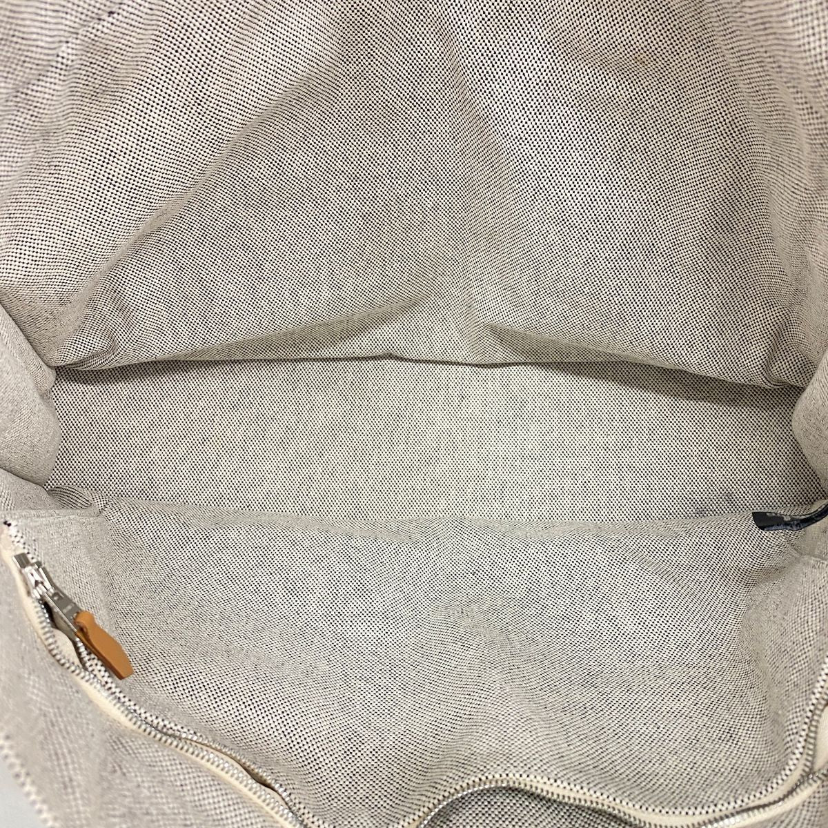 Hermes Tote New Fourre Tout Canvas Gray Silver — view 4