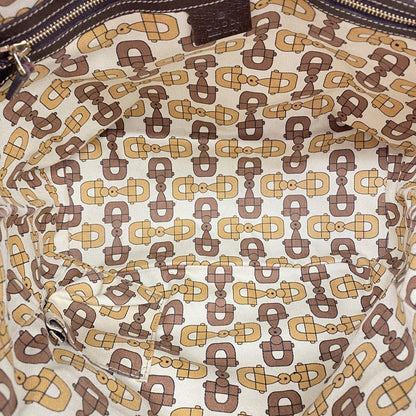 Gucci Tote GG Canvas Brown Beige Gold — view 4