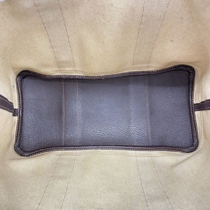 Hermes Tote Garden Party PM Toile Ash Brown Silver — view 4