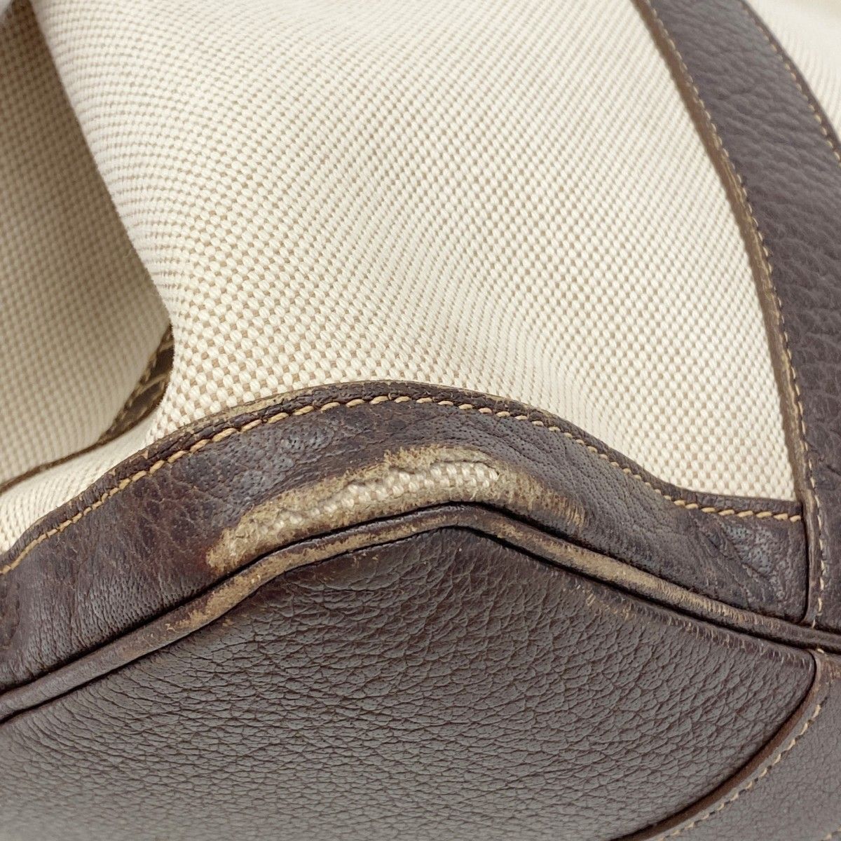 Hermes Tote Garden Party PM Toile Ash Brown Silver — view 6