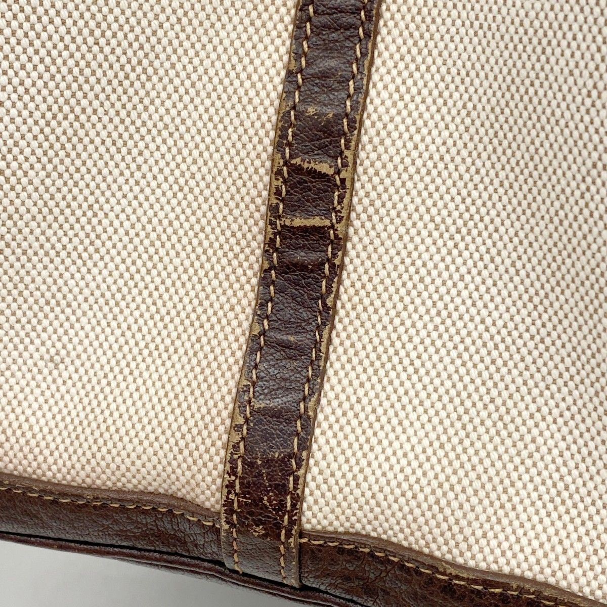 Hermes Tote Garden Party PM Toile Ash Brown Silver — view 8