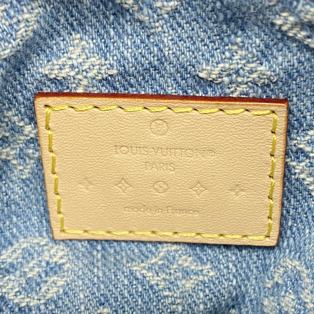 Louis Vuitton Handbag Monogram Denim Pochette Hills Blue — view 5