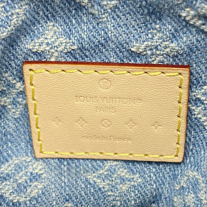 Louis Vuitton Handbag Monogram Denim Pochette Hills Blue — view 5