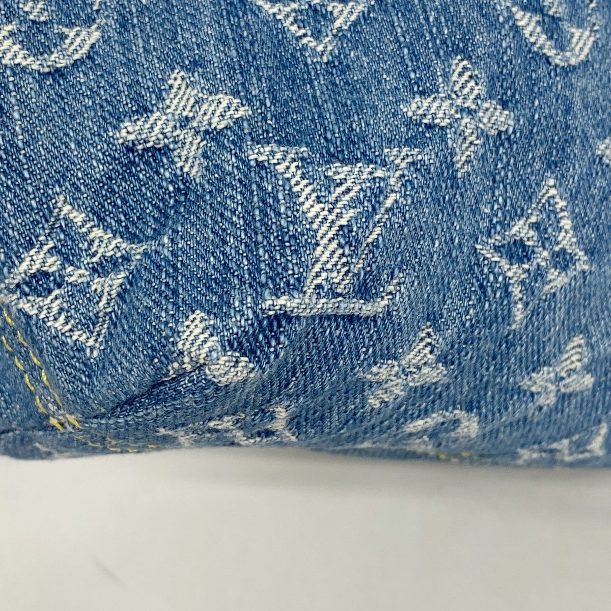 Louis Vuitton Handbag Monogram Denim Pochette Hills Blue — view 6