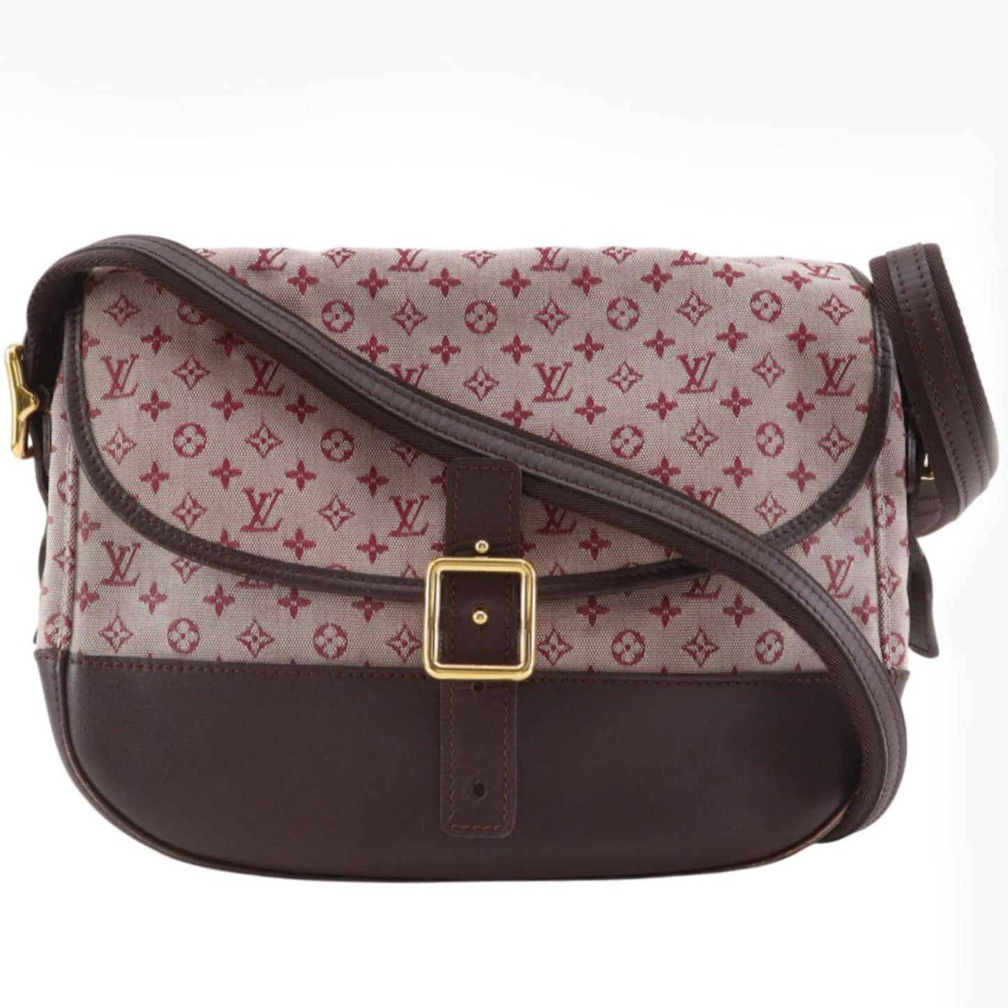 Louis Vuitton Belanger Monogram Mini Canvas Cherry Red Shoulder Bag