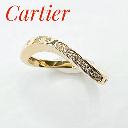 Cartier Ballerina Diamond Yellow Gold Ring 47 No 7