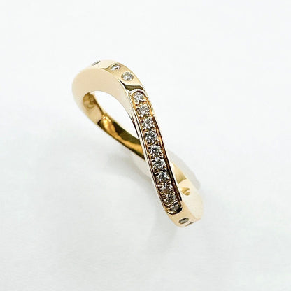 Cartier Ballerina Diamond Yellow Gold Ring 47 No 7 — view 2