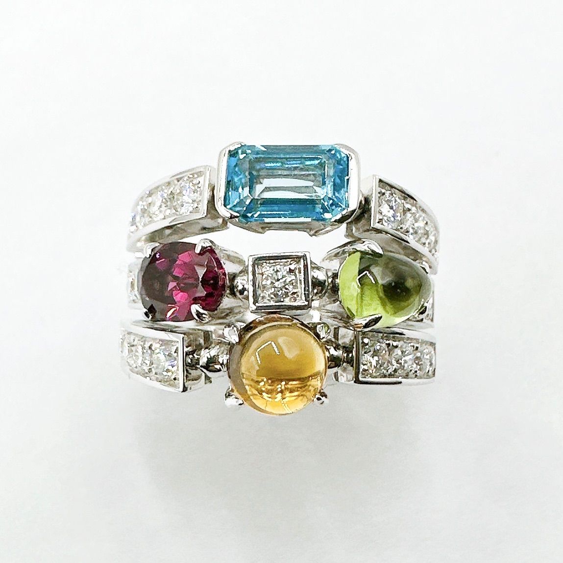 Bvlgari Allegra Multi White Gold Ring — view 2