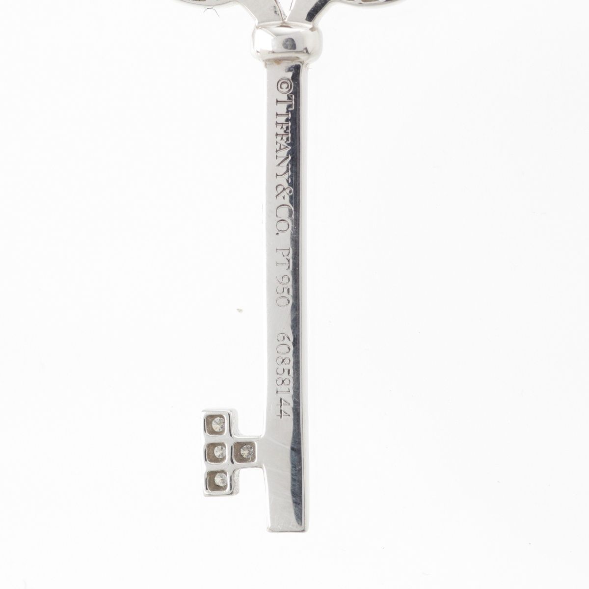 Tiffany & Co Crown Key Yellow Diamond Fancy Vivid Stone Side Necklace White Gold — view 7