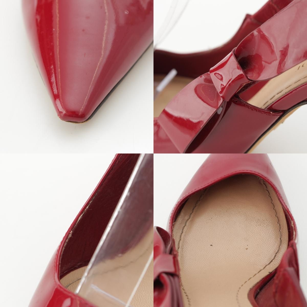 Dior Patent Ribbon Mule — view 8