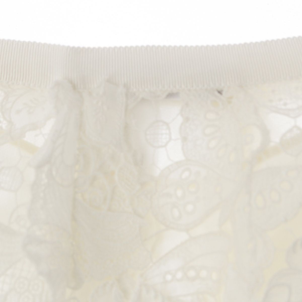 Dior Allover Butterfly Cotton Blend Midi Skirt White — view 5