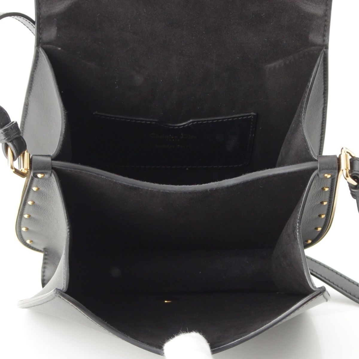Dior Boby M Bobby Leather Shoulder Bag Black — view 6