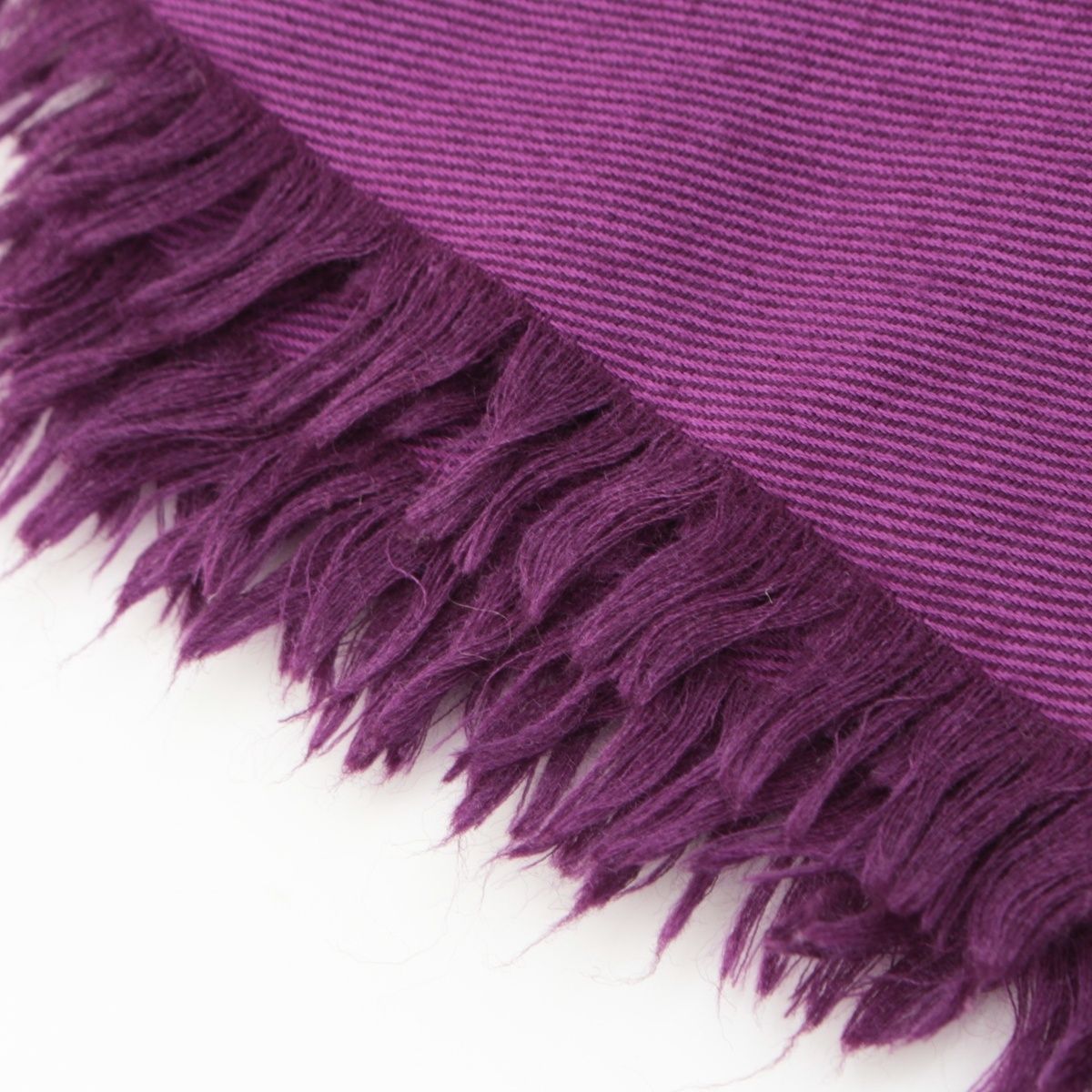 Louis Vuitton Silk Wool Monogram Shine Scarf Shawl Purple — view 4
