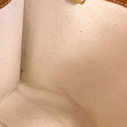 Celine Vertical Cover 2-Way Handbag Canvas — view 8
