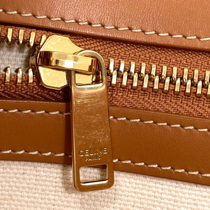 Celine Vertical Cover 2-Way Handbag Canvas — view 9